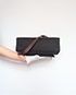 Herbag Zip 31 Canvas Toile/Hunter Leather in Black/Ebene, bottom view
